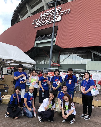 広島県　マツダスタジアムの様子